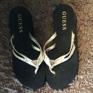 Dressy flip flops.
